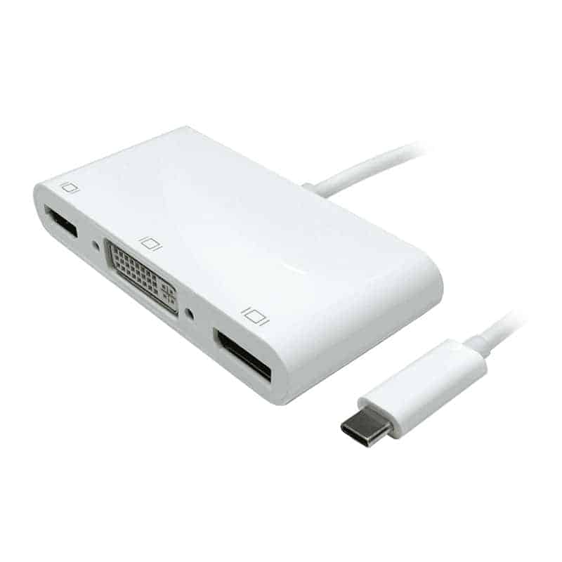 (image for) Progressive Robot USB TYPE C to HDMI, DVI or Display Port Adaptor